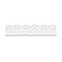 Dentelle élastique blanche 1,5 cm