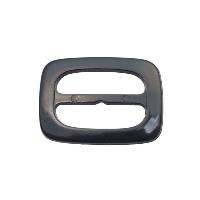 Boucle Ceinture Noire Brillante - 3.3 x 4.2 cm