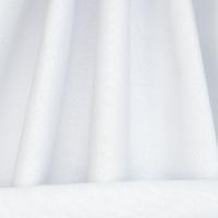 Tissu de coton blanc