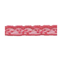 Dentelle plumetis rouge