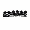 Dentelle guipure noire