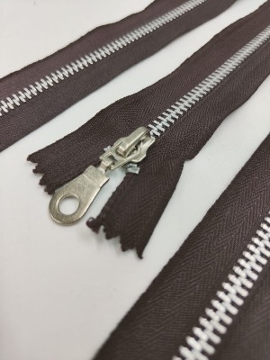 ZIP VINTAGE MARRON CHOCOLAT