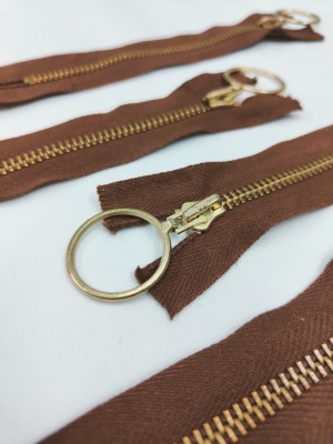 ZIP VINTAGE MARRON