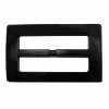 Boucle Ceinture Noire Brillante - 5.3 x 7 cm