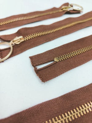 ZIP VINTAGE MARRON